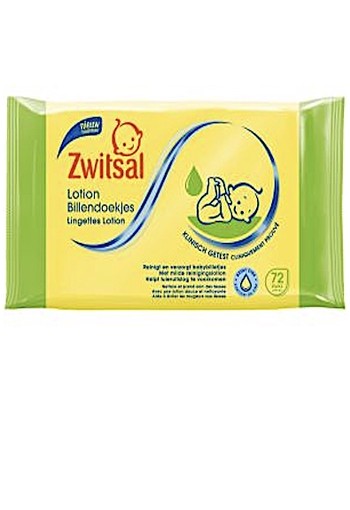 Zwitsal Billendoekjes Lotion Navul 72st
