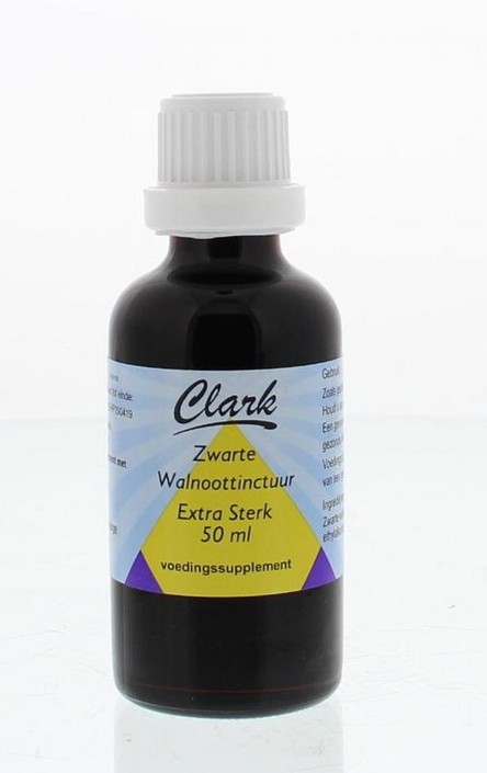 Clark Zwarte walnoottinctuur extra sterk (50 Milliliter)