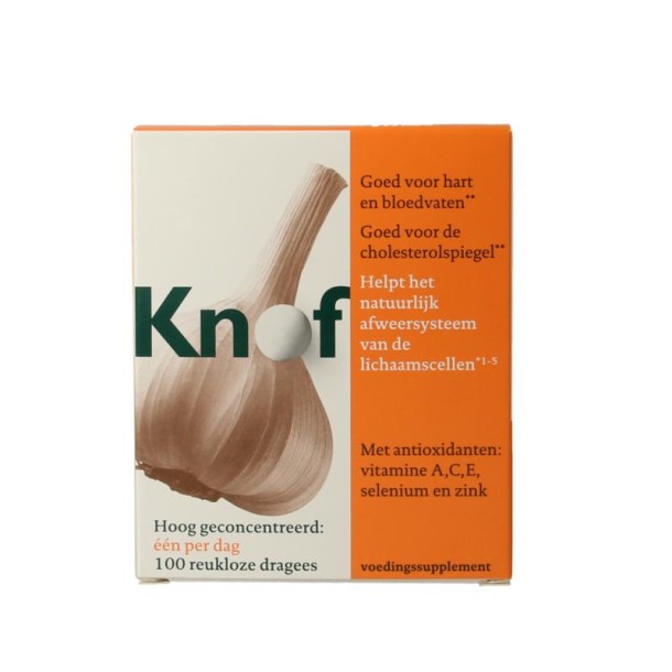 Knof Reukloze knoflook dragees (100 Dragees)