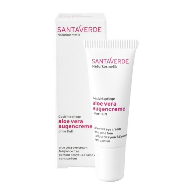 Santaverde Aloe vera eye cream parfumvrij (10 Milliliter)