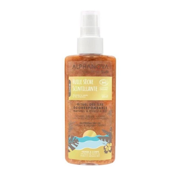 Alphanova Sun Sun bio shimmering dry oil organic (125 Milliliter)