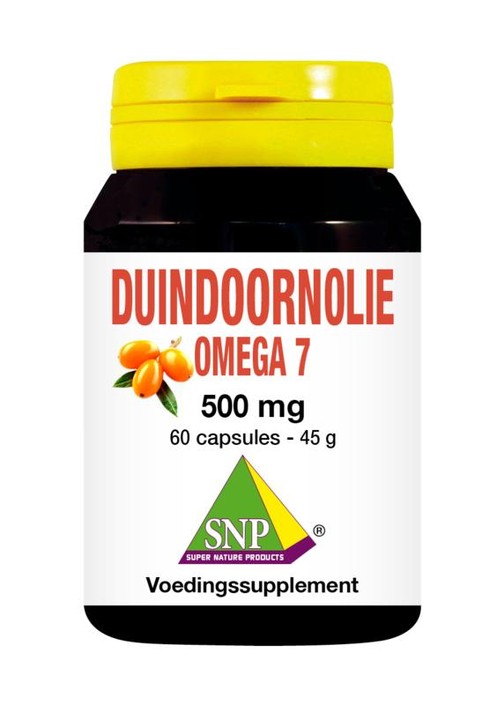 SNP Duindoorn olie omega 7 500mg halal kosher (60 Capsules)