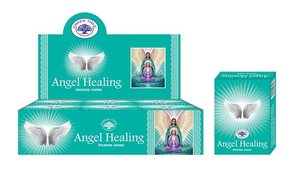 Green Tree Kegelwierook angel healing (10 Stuks)