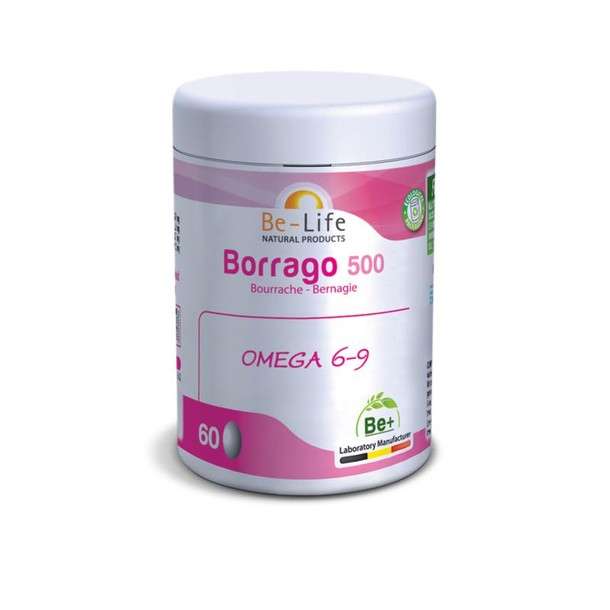 Be-Life Borrago 500 bio (60 Capsules)