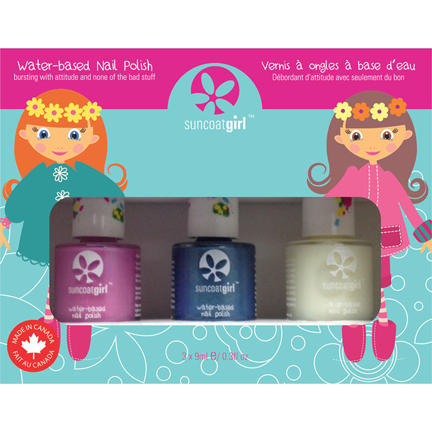 Suncoat Girl Nagellak mermaid princess non toxic (1 Set)