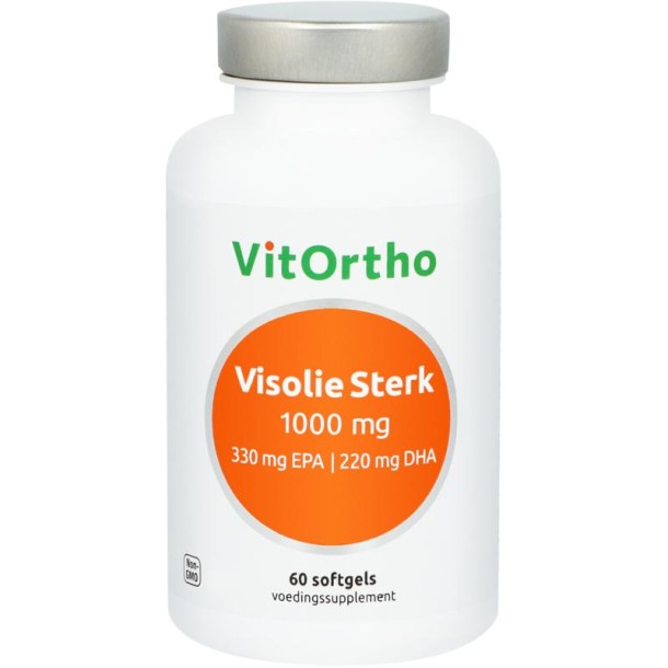 Vitortho Visolie Sterk 1000mg 330mg EPA 220mg DHA (60 Softgels)