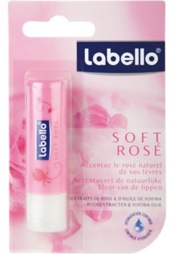 Labello Rose Blister Kaart 4.8g