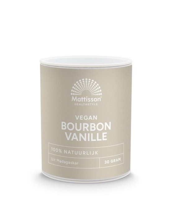 Mattisson Bourbon vanille poeder (30 Gram)