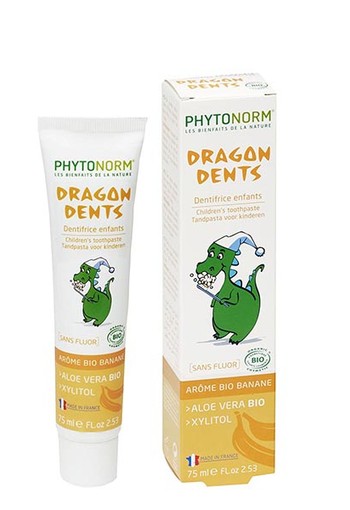 Phytonorm Dragondent kind tandpasta banaan (75 Milliliter)