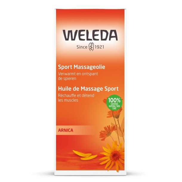 Weleda Arnica sport massageolie (200 Milliliter)