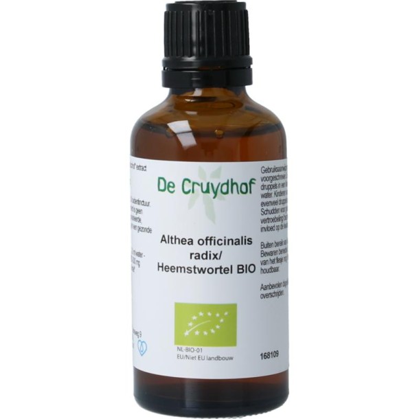 Cruydhof Althaea officinalis rad/heemst tinctuur bio (50 Milliliter)