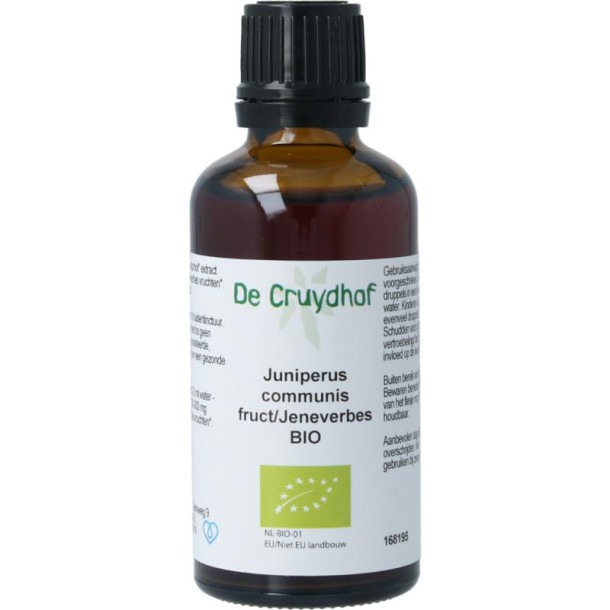 Cruydhof Juniperus communis fruct / jeneverbes tinctuur bio (50 Milliliter)
