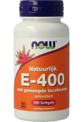 NOW Vitamine E-400 gemengde tocoferolen (100 Softgels)