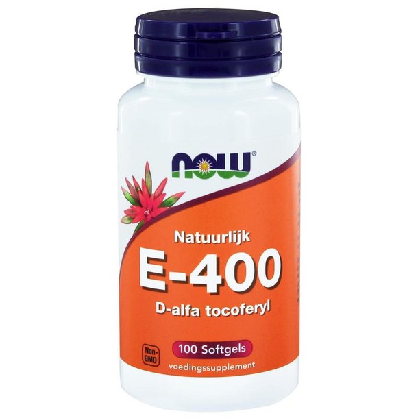 NOW Vitamine E-400 d-alfa tocoferyl (100 Softgels)