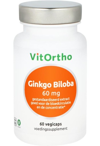 Vitortho FocusForm voorheen Ginkgo Biloba (60 Vegetarische capsules)