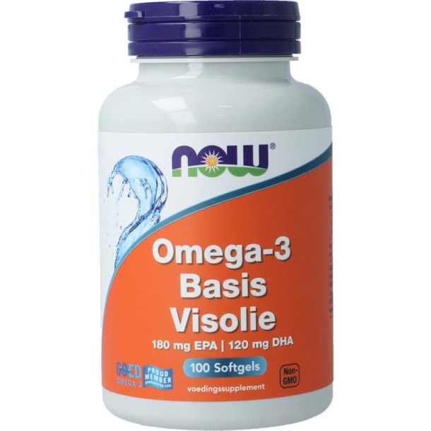 NOW Omega-3 Basis 180mg EPA 120mg DHA (100 Softgels)