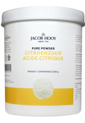 Jacob Hooy Citroenzuur pot (1 Kilogram)