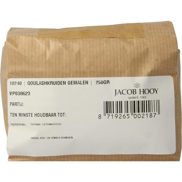 Jacob Hooy Goulashkruiden (250 Gram)