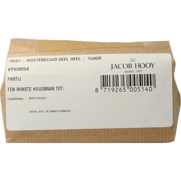 Jacob Hooy Mosterdzaad geel/wit (250 Gram)