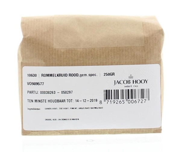 Jacob Hooy Rommelkruid rood (250 Gram)