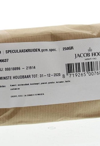 Jacob Hooy Speculaaskruiden (250 Gram)