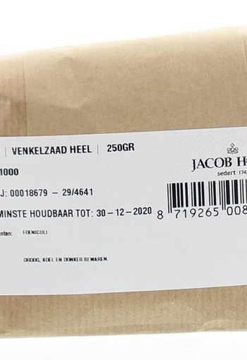 Jacob Hooy Venkelzaad heel (250 Gram)