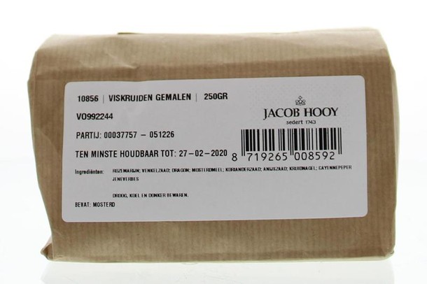 Jacob Hooy Viskruiden gemalen (250 Gram)