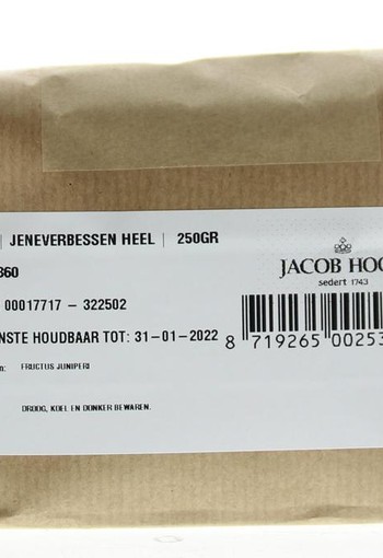 Jacob Hooy Jeneverbessen normale kwaliteit (250 Gram)