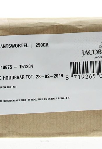 Jacob Hooy Alantswortel (250 Gram)