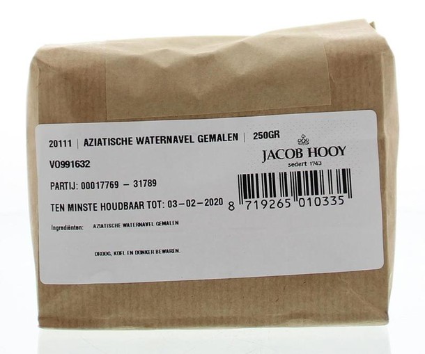 Jacob Hooy Aziatische waternavel gemalen (250 Gram)