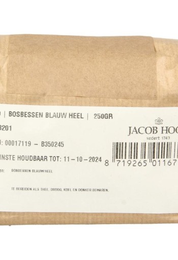 Jacob Hooy Bosbessen blauw (250 Gram)