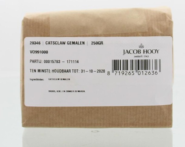 Jacob Hooy Cat's claw gemalen (250 Gram)