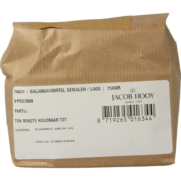 Jacob Hooy Galangawortel gemalen/laos (250 Gram)