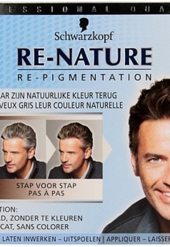 Schwarzkopf Re-nature Creme Man Donker 1set