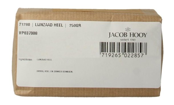 Jacob Hooy Lijnzaad (250 Gram)