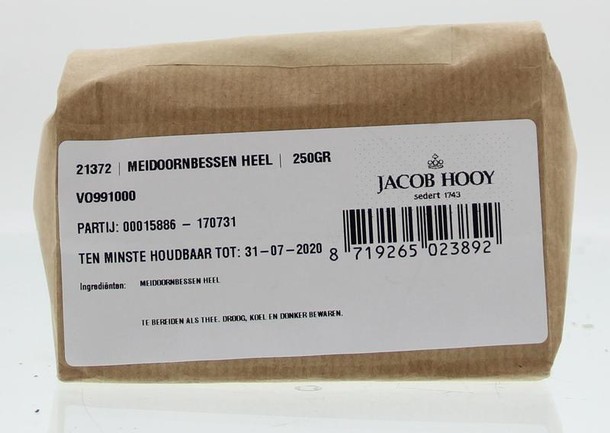 Jacob Hooy Meidoornbessen (250 Gram)