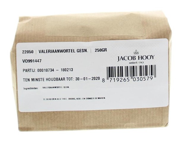 Jacob Hooy Valeriaanwortel gesneden (250 Gram)