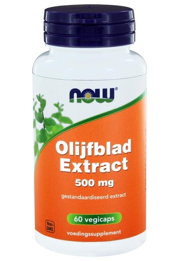 NOW Olijfblad extract 500mg (60 Vegetarische capsules)