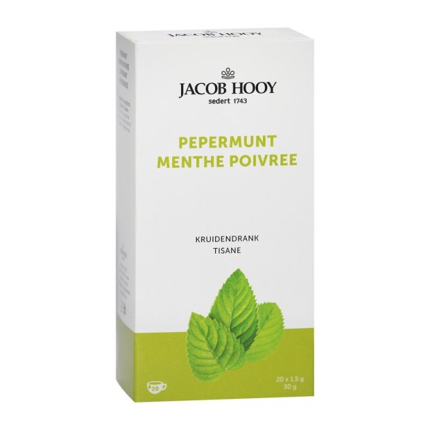 Jacob Hooy Pepermuntthee (20 Zakjes)