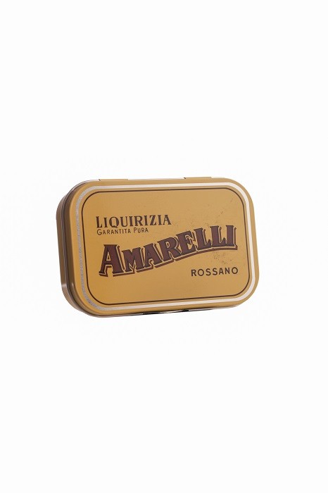 Amarelli Laurierdrop blikje brokken puur (40 Gram)