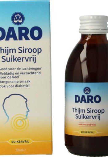 Daro Thijmsiroop suikervrij (200 ml)