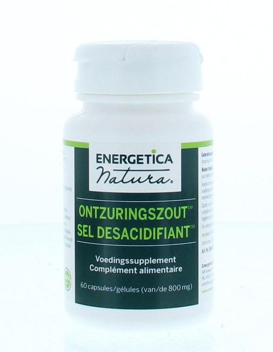 Energetica Nat Ontzuringszout (60 Capsules)