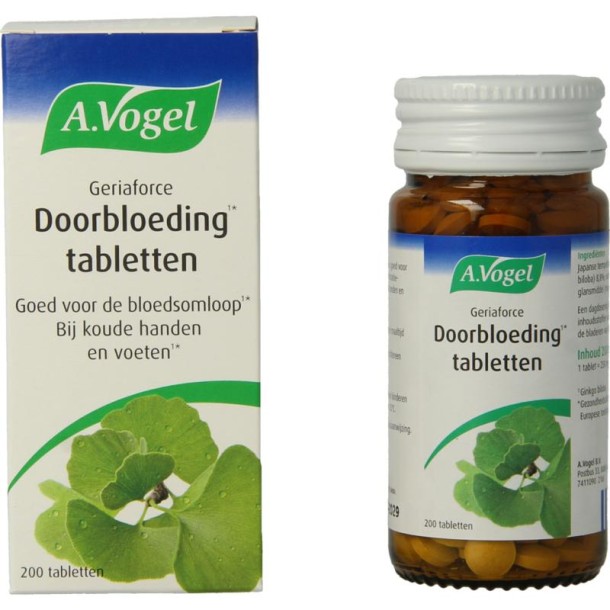 A Vogel Geriaforce doorbloeding (200 Tabletten)