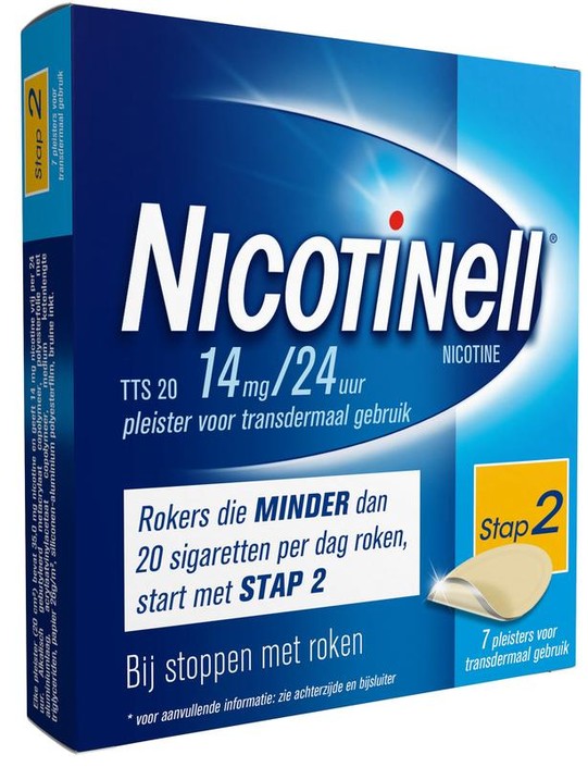 Nicotinell TTS20 14 mg (7 Stuks)