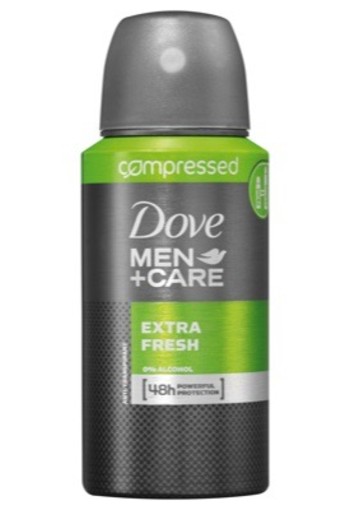 Dove Deodorant Body Spray Compressed Men Extra Fresh 75ml