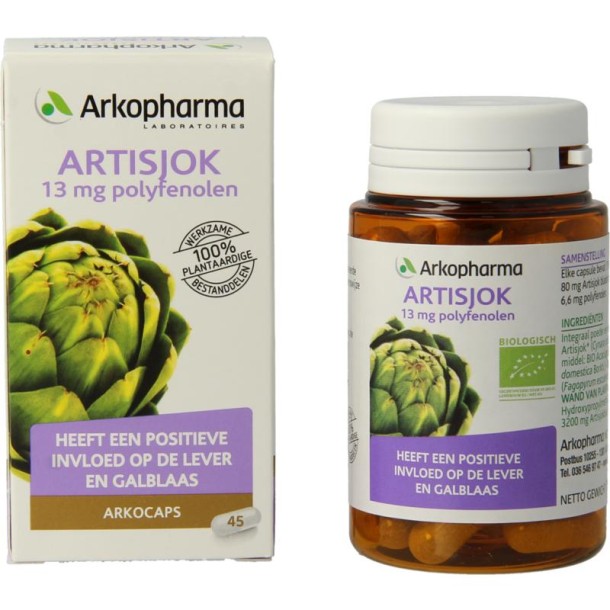 Arkocaps Artisjok bio (45 Capsules)