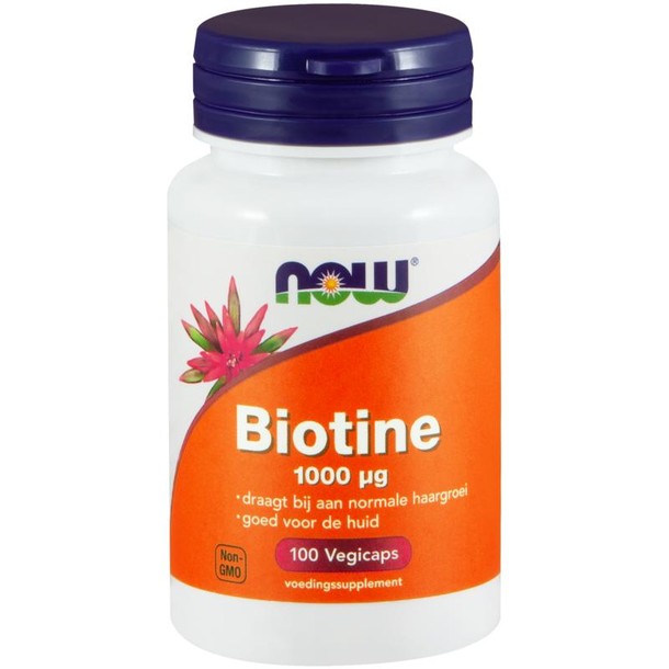 NOW Biotine 1000mcg (100 Vegetarische capsules)