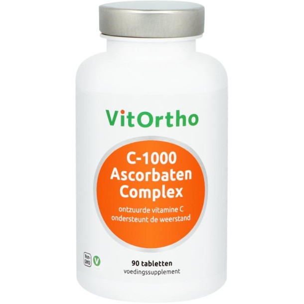 Vitortho C-1000 Ascorbaten complex (90 Tabletten)