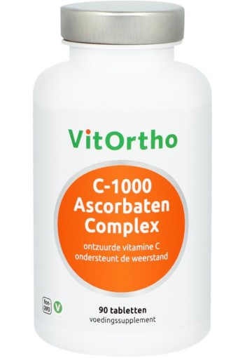 Vitortho C-1000 Ascorbaten complex (90 Tabletten)