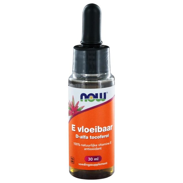 NOW E-vloeibaar d-alfa tocoferol (30 Milliliter)